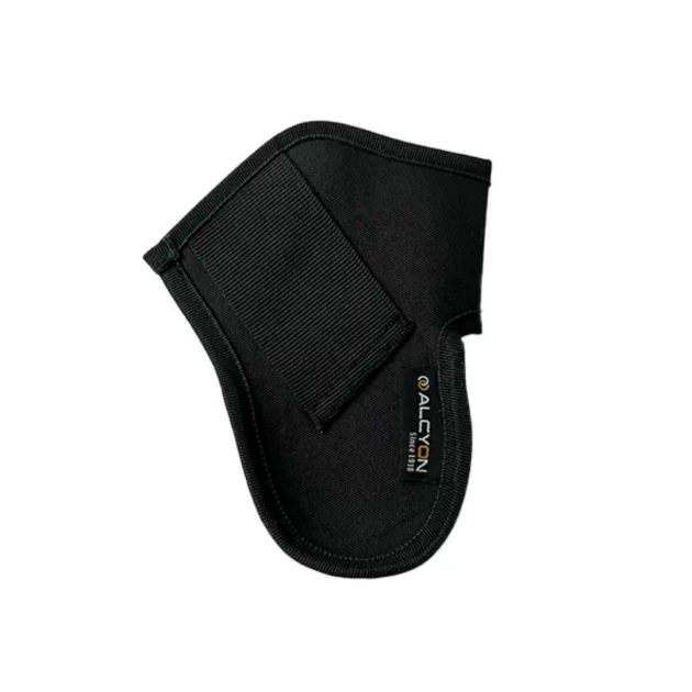 Alcyon RIGID HANDCUFF POUCH – Leather Finish | Duty Belt Compatible (Model 5002)